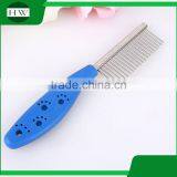 Pet Accessories Tool Stainless Steel Hanging Cat Dog Pet Bath Massage Hair Removal Grooming Slicker Brush Comb thumbnail-4