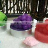 3PK FRUIT GRAPE CANDLE thumbnail-1