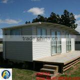 Light Steel Villa, Steel Structure Flat Roof Prefab Villa House, Flat Roof Prefab Villa House