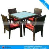 Leisure Rattan Furniture Cheap Wicker Garden Table and Chair (2107+2048) thumbnail-1