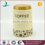 Wooden Lid Storage Jars With Tiny Dots Factory Wholesale thumbnail-2