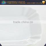 Factory Wholesale Hotel Used Embossed Square Porcelain Dinner Plates thumbnail-2