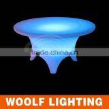 Modern Round Restaurant Illuminated LED Dinner Table thumbnail-5