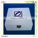 Painted Large Square Lock Wooden Packing Box thumbnail-1