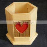 2016 New Design Decoration Wooden Pen Holder Rack Funny Office Supply Wholesale thumbnail-6