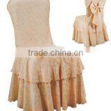 Hot Sell ! Romantic Banquet Spandex Skirt Dining Chair Cover for Sale