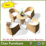 Leisure Outdoor Garden Coffee Furniture Rattan Table and Chair thumbnail-2