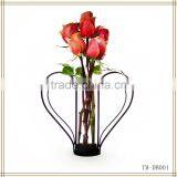 2014 Hot Sale Iron Heart Shaped Sweetheart Flower Vase thumbnail-1
