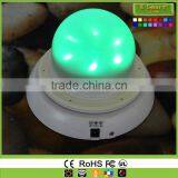 Wireless rgb Battery Powered RGB led Lighting Source,Round LED Vase Base Light,Luminous Furniture Light Base