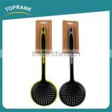 Kitchen Utensils Long Handle Heat Resistant Silicone Kitchen Mesh Strainer thumbnail-1