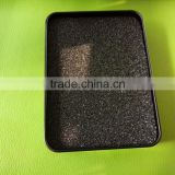 metal matte black square tin box/coin tin container