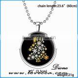 Popular Christmas Gifts Luminous Necklace Christmas Tree Pendant Necklace for Girl thumbnail-5