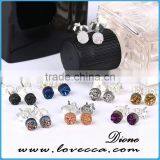 Druzy 925 Sterling Silver Earring, Gemstone Silver Jewellery Natural Turquoise Earring thumbnail-6