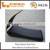 Double Size Rattan Chaise Lounger Bed With Sunshade thumbnail-1