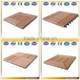 WPC DIY Flooring Tile Slip Resistance, Easy to Install DIY Interlocking Floor Tiles, Decking Floor Low Price WPC Tile thumbnail-1