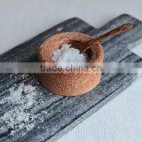 Natural Coconut Wood Salt Cellar/mini Coconut Spoon/ Condiment Set thumbnail-1