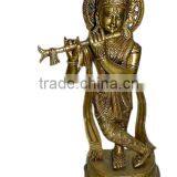 Indian Style Beautiful Antique Art Crafts Marble Krishna Statues for Sale thumbnail-4