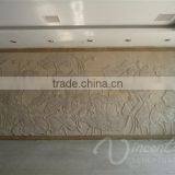 China Supplier Indoor Decoration Stone Carving Lotus Marble Relief Sculpture