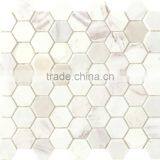 MM-CV241 Good Quality Floor Decoration Natural Stone Hexagonal Marble Mosaics Flooring Tile thumbnail-1