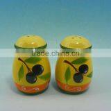 GRAPE YELLOW CERAMIC SALT & PEPPER SHAKER thumbnail-1