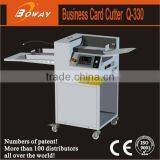 BOWAY Q330C High Speed 320mm X 999mm Auto Paper Feeding Business Card Cutter thumbnail-1