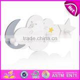 2017 New Design Beautiful Kids Wooden Decorative Hooks for Sale W09B074 thumbnail-2