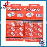 60PCS STAINLESS STEEL TWIN SHAVER BLADE thumbnail-1