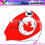 Flag Silicone Swimming Cap,silicone Swimming Caps