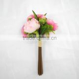 China high quality artificial Half Moon Peony Bush flower for wedding decoration wholesale