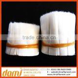 WHITE PBT TAPERED MONO FILAMENT FOR COSMETIC BRISTLE/ARTIST BRUSH FIBER/MAKEUP BRUSH FILAMENT thumbnail-1