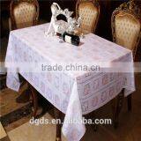 Factory Manufacture Disposable PVC Lace Rectangle Table Cloth With Good Price