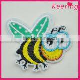 Cute Bee Custom Embroidery Patch for Clothing and Bags WEF-070 thumbnail-2