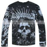 OEM Unisex Autumn Cotton Long Slleve Shirts Custom Logo thumbnail-2