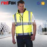 Wholesale Safety Reflective Sleeveless Winter Jacket thumbnail-3