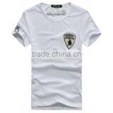 Manufactory Custom Logo Embroidered T Shirt, 100% Coton Fabric thumbnail-1