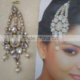 PASSA JHOOMAR SIDE TIKA Bindi CRYSTAL BEADS Hair Accessory thumbnail-3