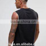 2016 Summer 100% Cotton French Terry Zip Cuffs Sleeveless Men Sweatshirt Wholesale Custom thumbnail-2