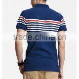 2016 Fashion Stripe Short Sleeve Mens Polo Tshirts thumbnail-3