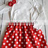 Christmas Girls Wholesale Baby Cotton Dress Knit Dresses Smocked Skirts thumbnail-3