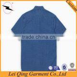 European Style Denim Blue 100% Egyptian Cotton Shirts thumbnail-5
