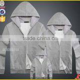 OEM/ODM Wholesale Contrast Color OEM Service Men's Zipper-up Hoodies With Your Own Logo KHI-003 thumbnail-4