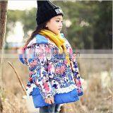 2016 Korean Style Frozen Girls Coat Winter Cotton Coat for Kids Mix Color Coat for Children thumbnail-1