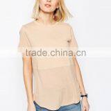 China Wholesale Factory Women's Clothing Blank T-shirt for Women thumbnail-1