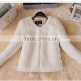 Winter Woman Fur Coat Girl Rabbit Fur Solid Brand Specials Short Jacket Rabbit Fur Coat thumbnail-6