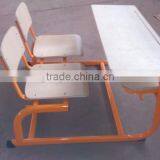 2016 New Modern Design Hot Selling Double Plywood Connected School Set thumbnail-2
