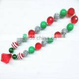 Christmas Baby Bubblegum Beaded Necklace thumbnail-3