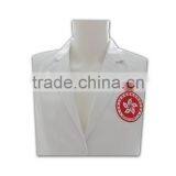 Tailor-made Festival Short Sleeve Low MOQ Brand New Design Business Suit Womens With Embroidery Logo thumbnail-5