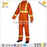 Ykk Zipper hi Vis Orange Flame Retardant Workwear Coverall thumbnail-1