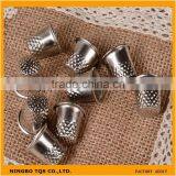 Cheap Garment Accessories Sewing Tools Silver Metal Sewing Thimble thumbnail-1
