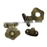 Iron Based Alloy Case Locks Antique Bronze Pattern Carved 4.1cm X3.3cm 28mm X15mm thumbnail-3